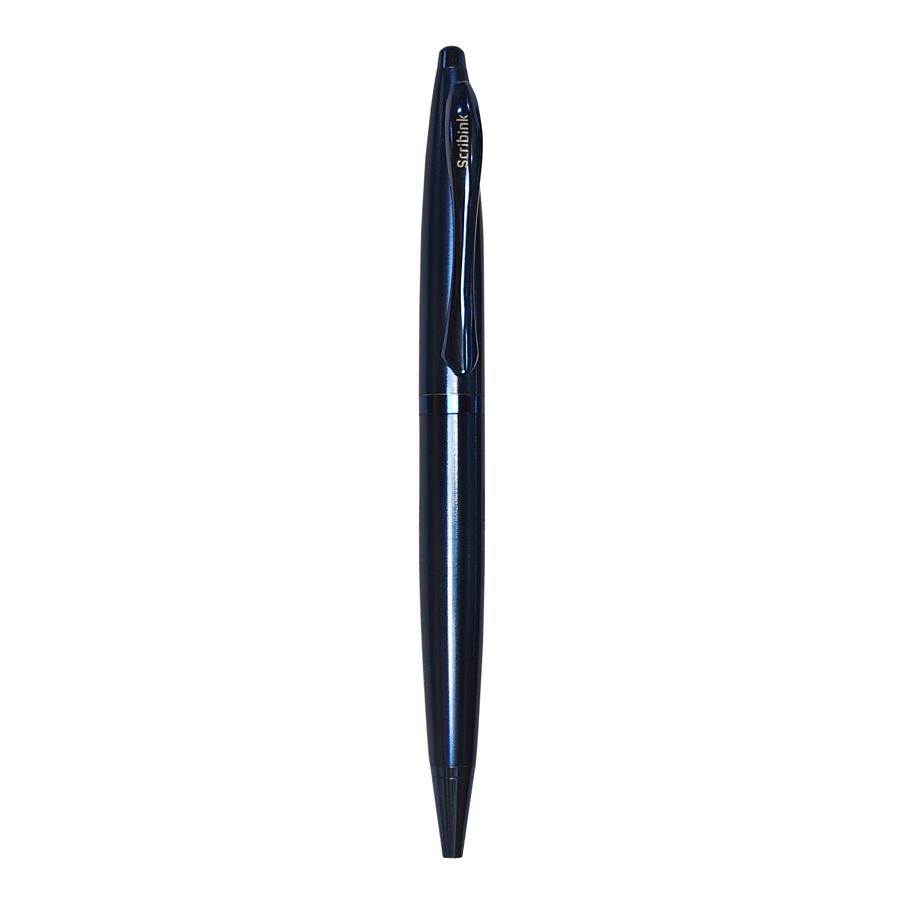 Crest Blue Plating Metal Ball Pen